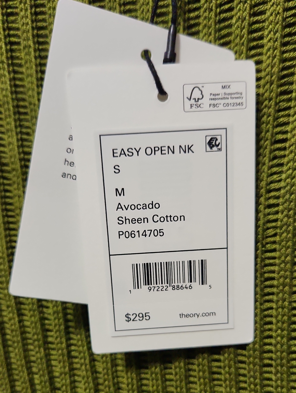 NWT Theory Easy Open Neck Pullover Sweater. Sizes M, L - Picture 11 of 13